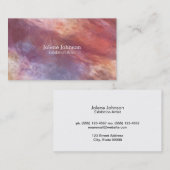 Abstrakte Farbe Visitenkarte (Vorne/Hinten)