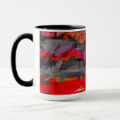 Abstrakte Farben #26 Tasse (Links)