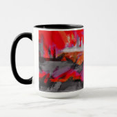 Abstrakte Farben #27 Tasse (Links)