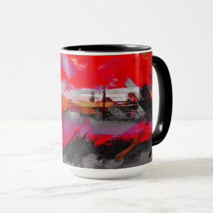 Abstrakte Farben #27 Tasse