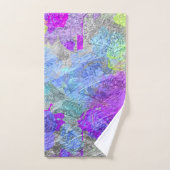 Abstrakte Farben 2 Badhandtuch Set (Handtuch)