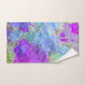 Abstrakte Farben 2 Badhandtuch Set (Handtuch)