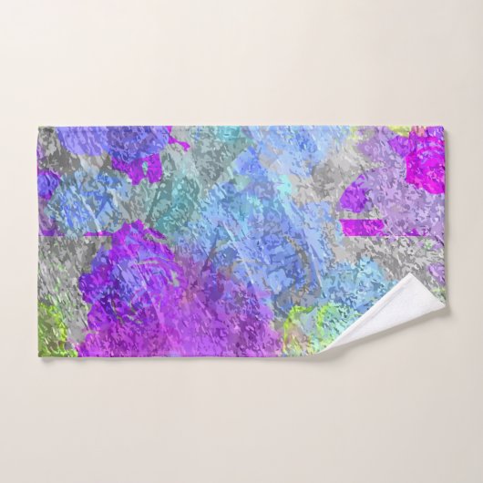 Abstrakte Farben 2 Badhandtuch Set (Handtuch)