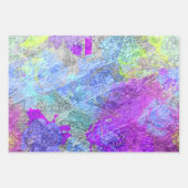 Abstrakte Farben 2 Geschenkpapier Set (Vorderseite 3)