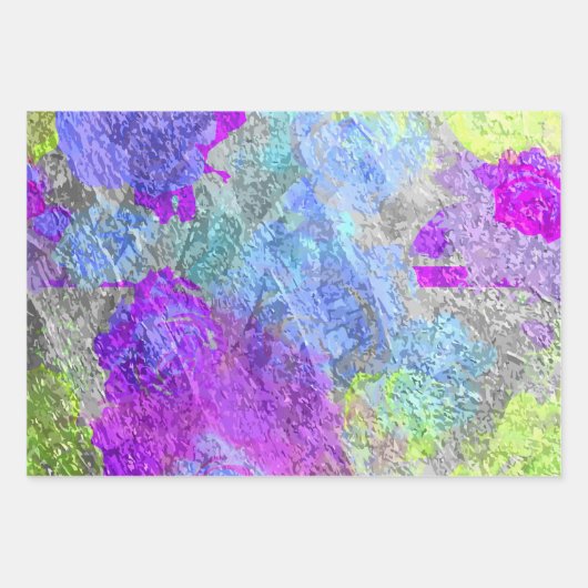 Abstrakte Farben 2 Geschenkpapier Set (Vorderseite 2)