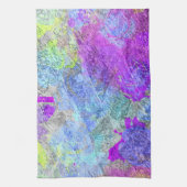 Abstrakte Farben 2 Geschirrtuch (Vertikal)