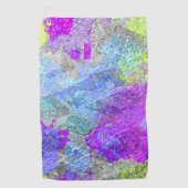 Abstrakte Farben 2 Golfhandtuch (Vorderseite)