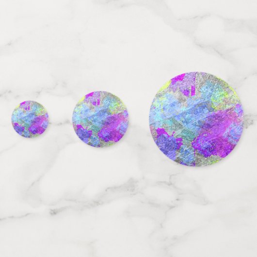 Abstrakte Farben 2 Konfetti (Rückseiten)