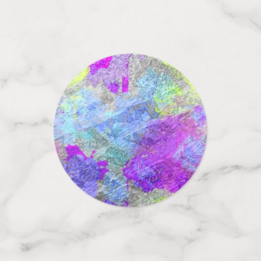 Abstrakte Farben 2 Konfetti (Klein Vorderseite)