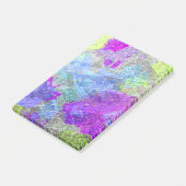 Abstrakte Farben 2 Post-it Klebezettel (angewinkelt)