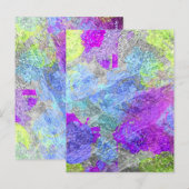 Abstrakte Farben 2 Postkarte (Vorne/Hinten)