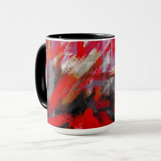 Abstrakte Farben #32 Tasse (Vorderseite Links)
