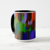 Abstrakte Farben #46 Tasse (Vorderseite Links)