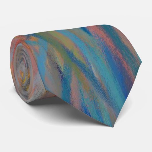 Abstrakte Farben #62 Krawatte (Gerollt)
