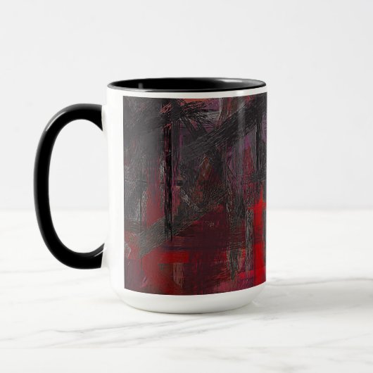 Abstrakte Farben #75 Tasse (Links)