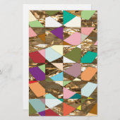 Abstrakte Farben Briefpapier (Vorne/Hinten)