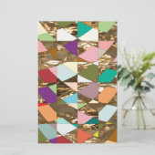 Abstrakte Farben Briefpapier (Stehend Vorderseite)