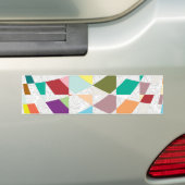 Abstrakte Farben Damask Autoaufkleber (Auf Auto)