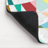 Abstrakte Farben Damask Mousepad (Ecke)