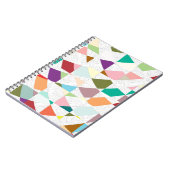 Abstrakte Farben Damask Notizblock (Linke Seite)