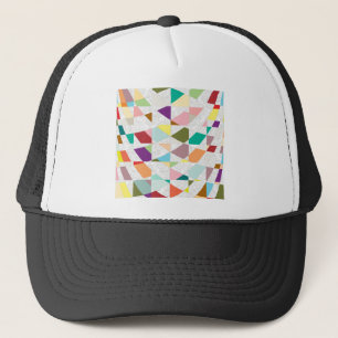 Abstrakte Farben Damask Truckerkappe