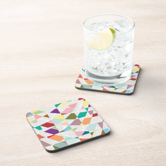 Abstrakte Farben Damask Untersetzer (Rechte Seite)