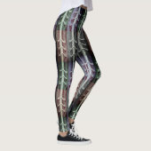 Abstrakte Farben des industriellen Minimalismus Leggings (Rechts)