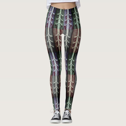 Abstrakte Farben des industriellen Minimalismus Leggings (Vorderseite)