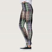 Abstrakte Farben des industriellen Minimalismus Leggings (Links)