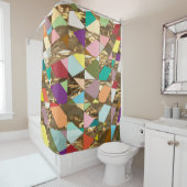 Abstrakte Farben Duschvorhang (Beispiel)