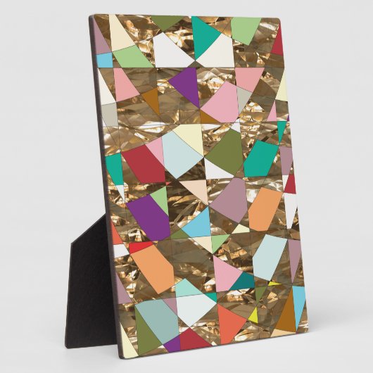 Abstrakte Farben Fotoplatte (Seite)