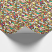 Abstrakte Farben Geschenkpapier (Ecke)