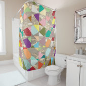 Abstrakte Farben Gold Duschvorhang (Beispiel)