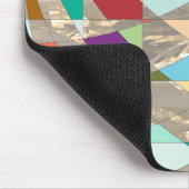Abstrakte Farben Gold Mousepad (Ecke)