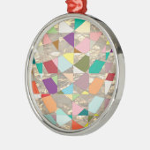 Abstrakte Farben Gold Ornament Aus Metall (Links)