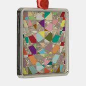 Abstrakte Farben Gold Ornament Aus Metall (Rechts)