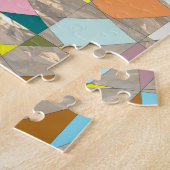 Abstrakte Farben Gold Puzzle (Seite)