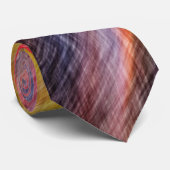 Abstrakte Farben im Sonnenuntergang Krawatte (Gerollt)