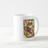 Abstrakte Farben Kaffeetasse (VorderseiteRechts)