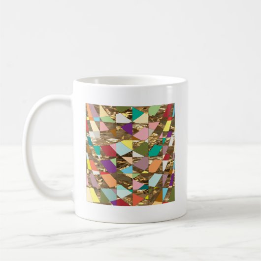 Abstrakte Farben Kaffeetasse (Links)