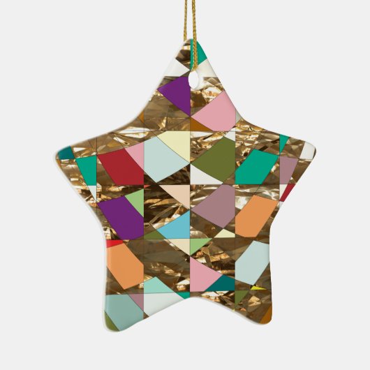 Abstrakte Farben Keramik Ornament (Rechts)