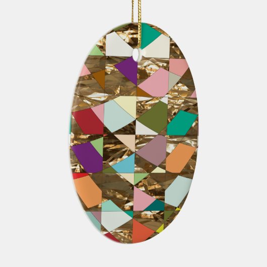 Abstrakte Farben Keramikornament (Rechts)