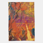 Abstrakte Farben, Kunst Geschirrtuch (Vertikal)