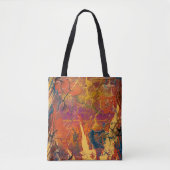 Abstrakte Farben, Kunst Tasche (Vorderseite)