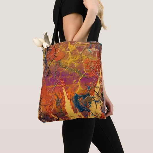 Abstrakte Farben, Kunst Tasche (Von Nahem)