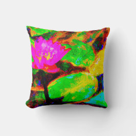 Abstrakte Farben Moderne Kunst Kissen