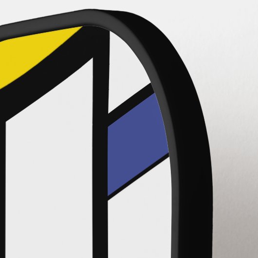 Abstrakte Farben Pickleball Schläger (Linke Seite)