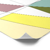 Abstrakte Farben Poster (Ecke)