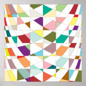 Abstrakte Farben Poster (Vorne)