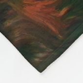 Abstrakte Farben | Saigon Sunset Fleecedecke (Ecke)